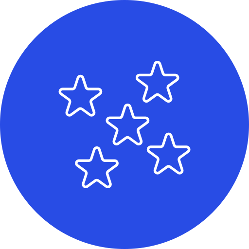 Stars Generic color fill icon