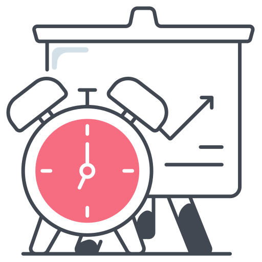planificación del tiempo icono gratis
