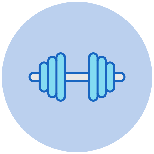 Dumbell Generic color lineal-color icon