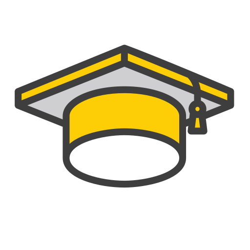 gorro de graduación icono gratis