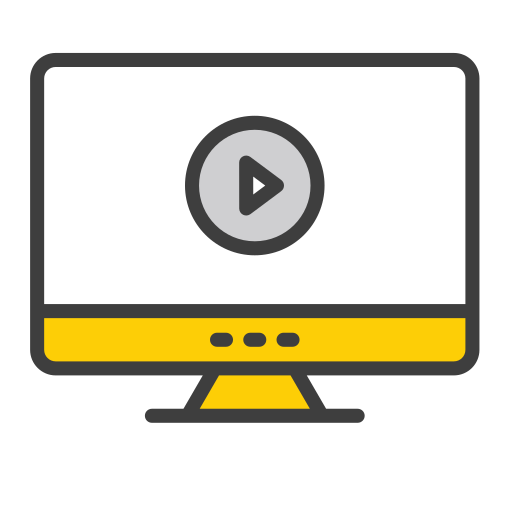 cours vidéo Icône gratuit cours vidéo Icône gratuit
