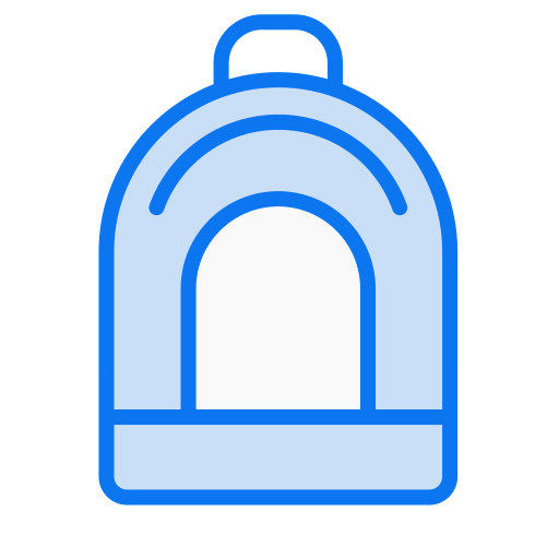 bolsa para la escuela icono gratis