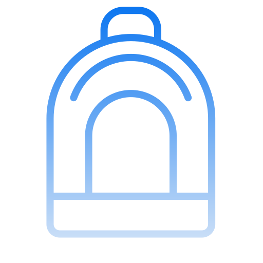 bolsa para la escuela icono gratis