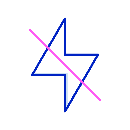 Flash off free icon