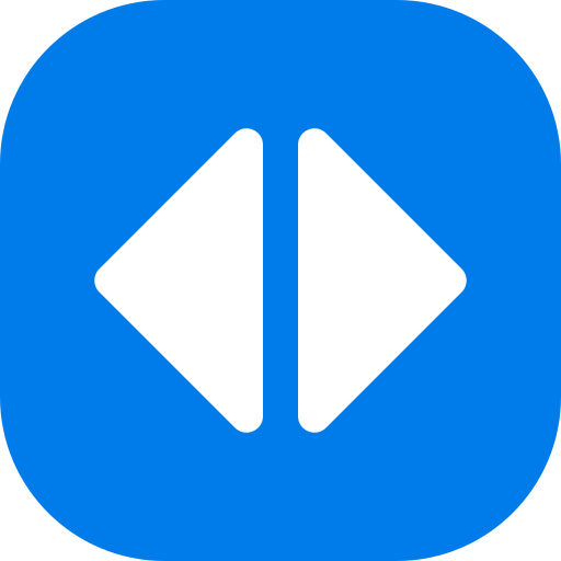 Left and right arrows free icon