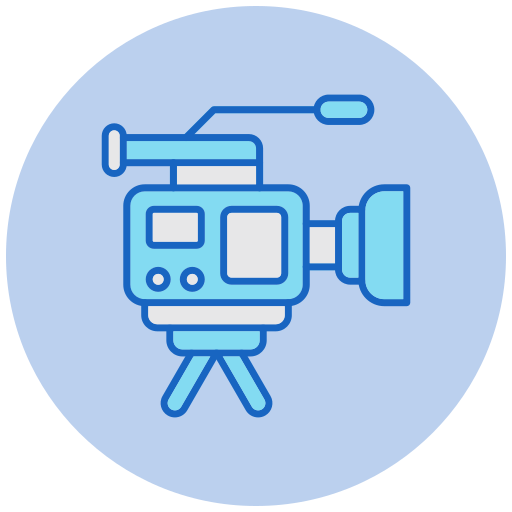 camara de video icono gratis