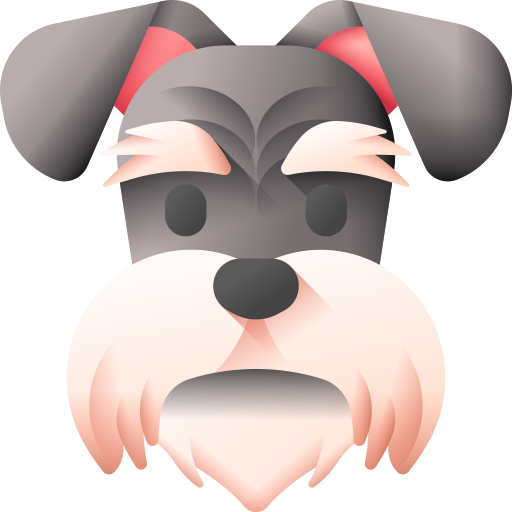 schnauzer miniatura icono gratis