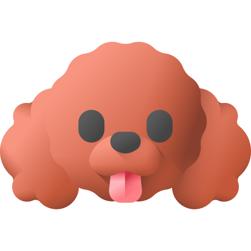 caniche rojo icono gratis