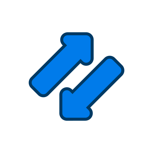 Up and Down Arrows free icon Up and Down Arrows free icon