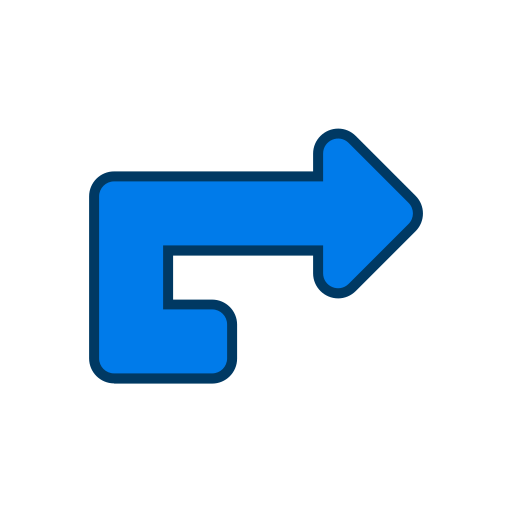 Turn right free icon Turn right free icon