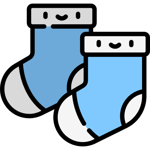 Socks Kawaii Lineal color icon