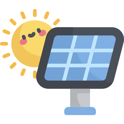 panel solar icono gratis