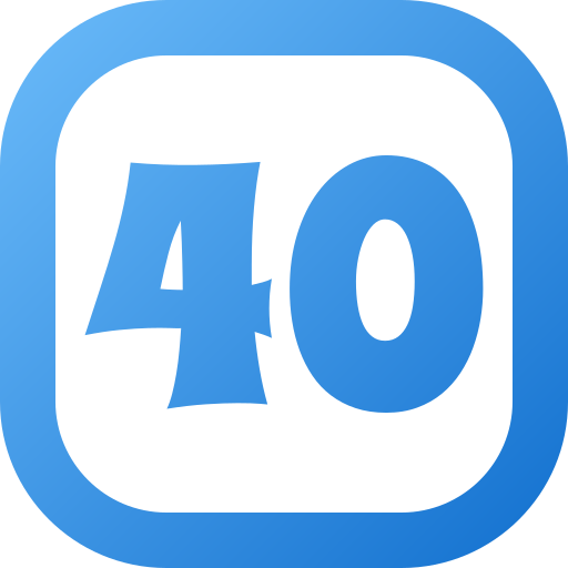 40 Icône gratuit 40 Icône gratuit