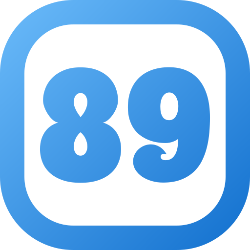 89 Icône gratuit 89 Icône gratuit