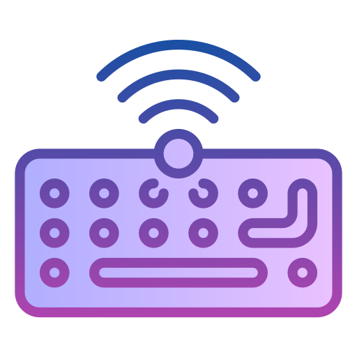 teclado inalambrico icono gratis