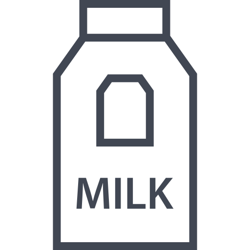 leite grátis ícone