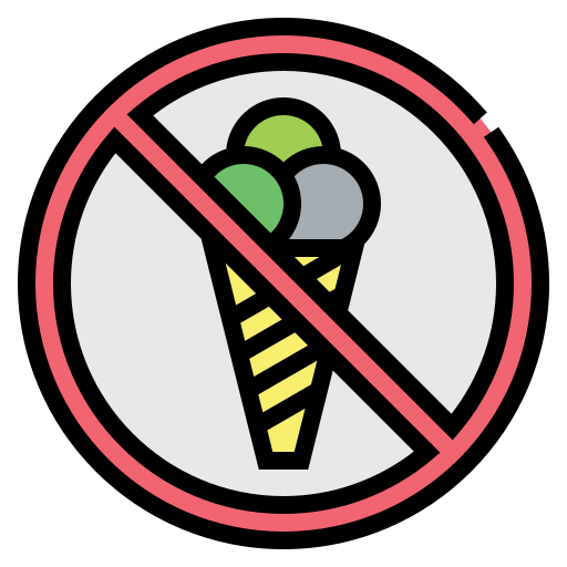 No food - Free signaling icons