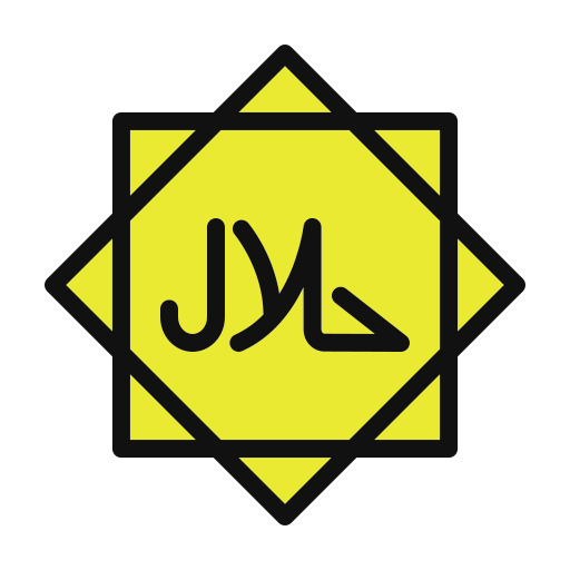 Halal free icon Halal free icon