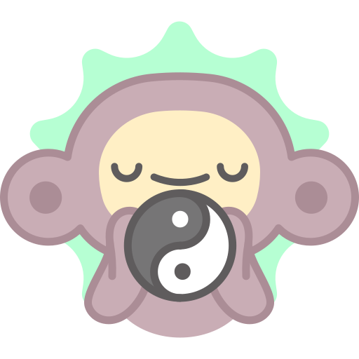 Meditation free sticker Meditation free sticker