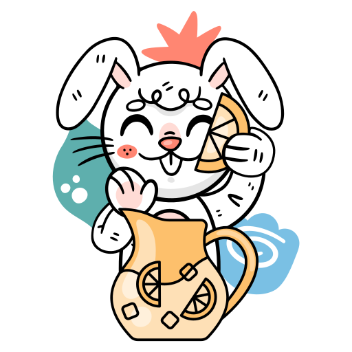 Bunny free sticker Bunny free sticker