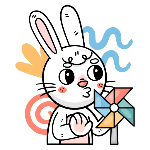 Bunny free sticker Bunny free sticker