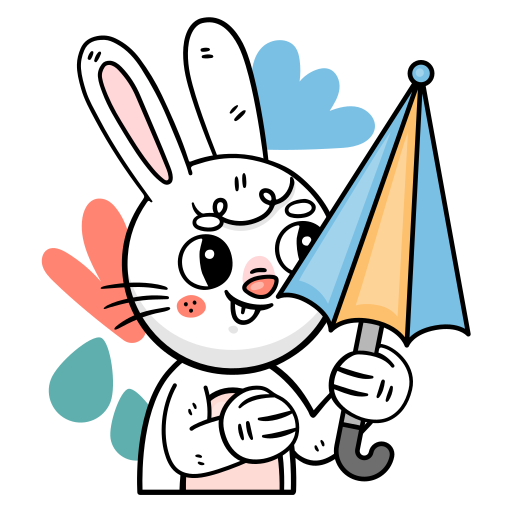 Bunny free sticker Bunny free sticker