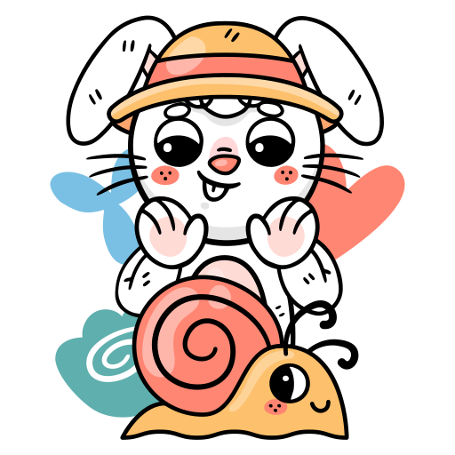 Bunny free sticker Bunny free sticker