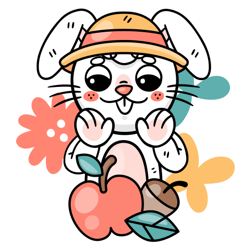 Bunny free sticker Bunny free sticker