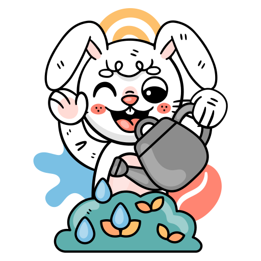 Bunny free sticker Bunny free sticker