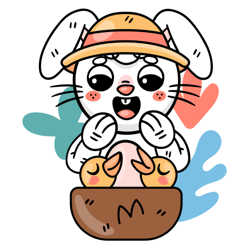 Bunny free sticker Bunny free sticker