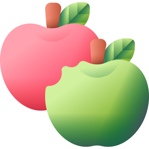 Apples 3D Color icon