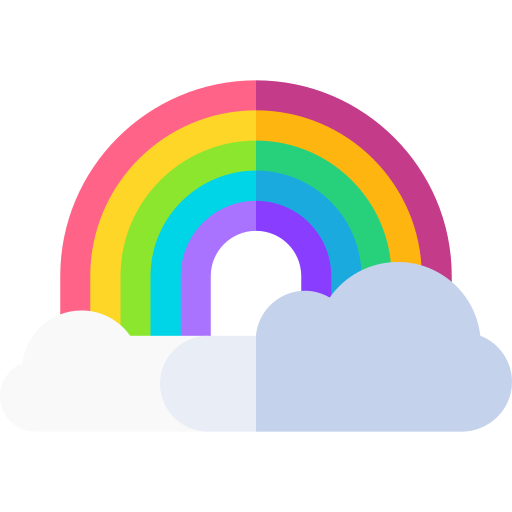 arco iris icono gratis