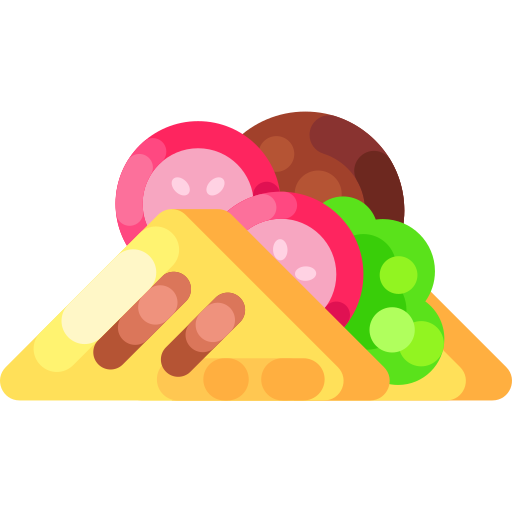 emparedado icono gratis