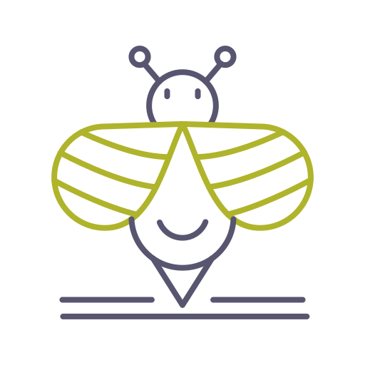 abeja icono gratis