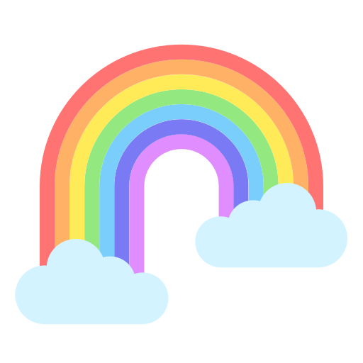 arco iris icono gratis