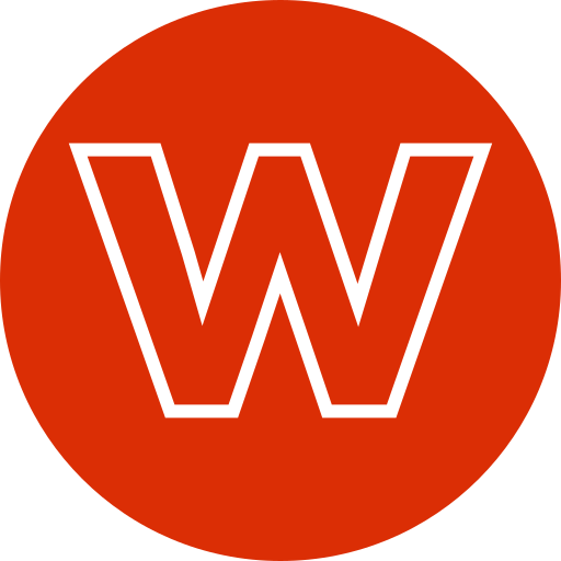 Letter w Generic color fill icon