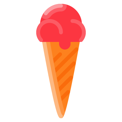 cucurucho de helado icono gratis