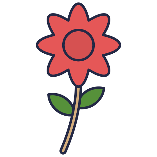 Flower Generic color outline icon