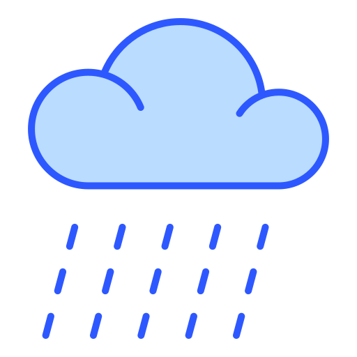 Rain Generic color lineal-color icon