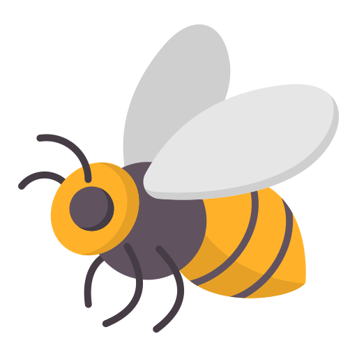 abeja icono gratis