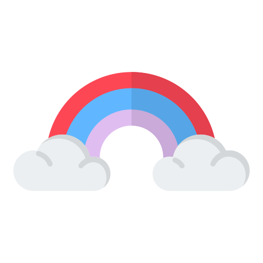 arco iris icono gratis