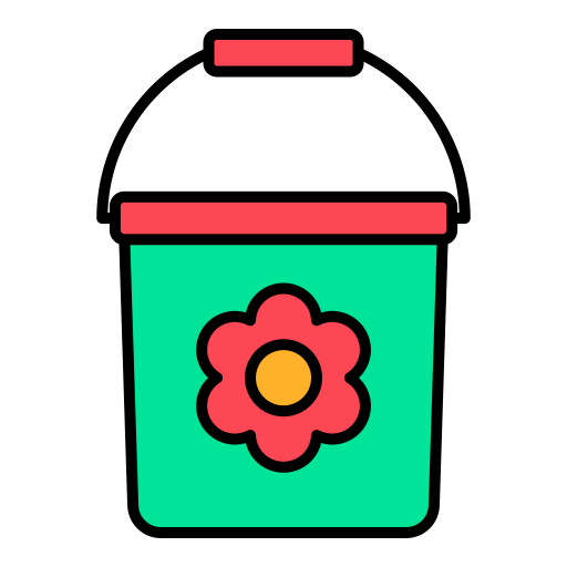 Bucket Generic color lineal-color icon