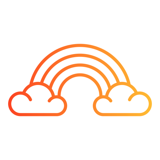 arco iris icono gratis
