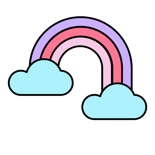 arco iris icono gratis