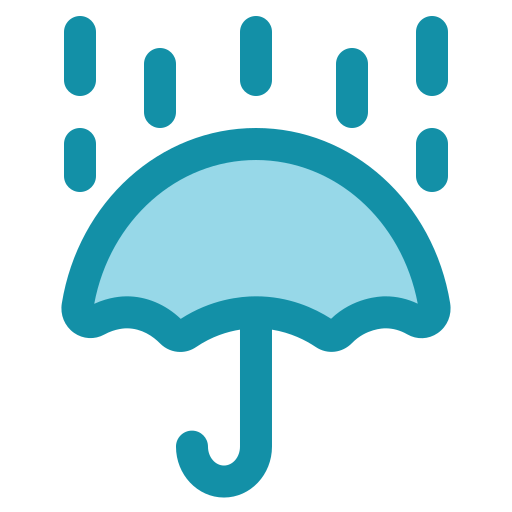 Umbrella Generic color lineal-color icon