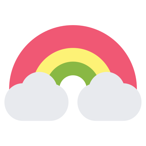 arco iris icono gratis