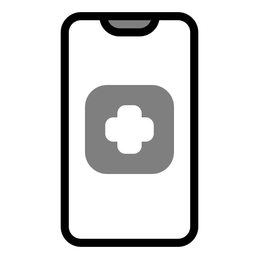 aplicación médica icono gratis