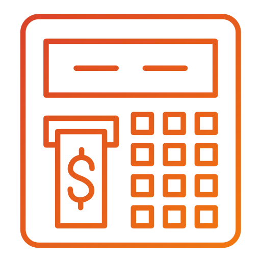 Atm Generic gradient outline icon