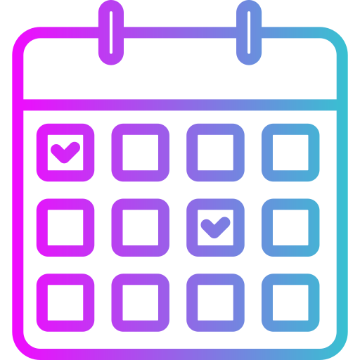 Schedule Generic gradient outline icon