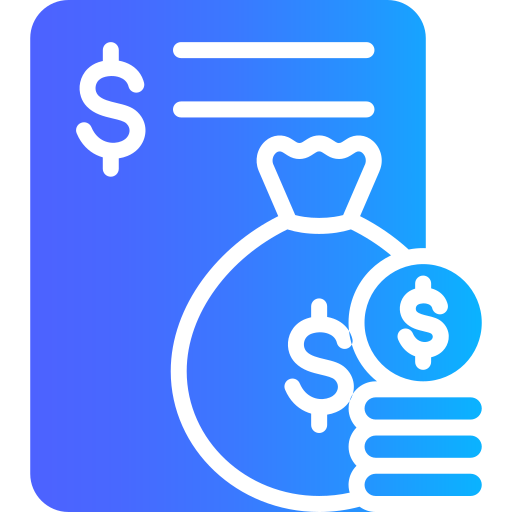 presupuesto icono gratis